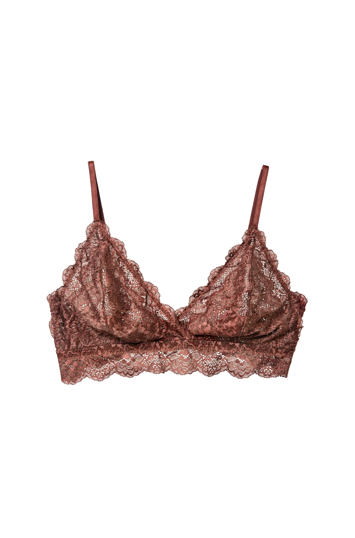 Sutiã Lenço Renda Deep Brown